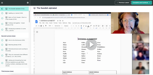 Swedish Course for 100% beginners
